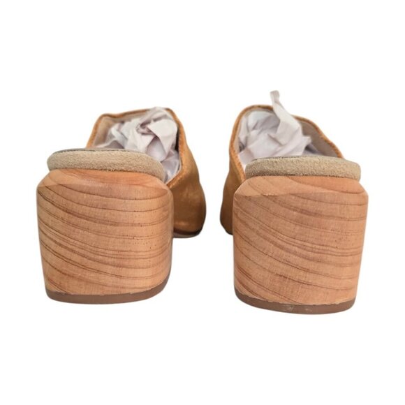 James Smith Velvet Le Point Pointed Toe Mules in Marigold Sz 37 (6) - Picture 5 of 8